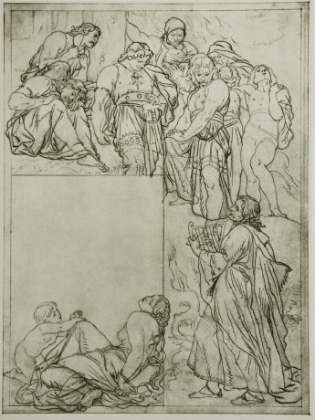 Josef Mánes, záboj v úvalu, 20 x 27 cm, venk. 24 x 32cm (1)