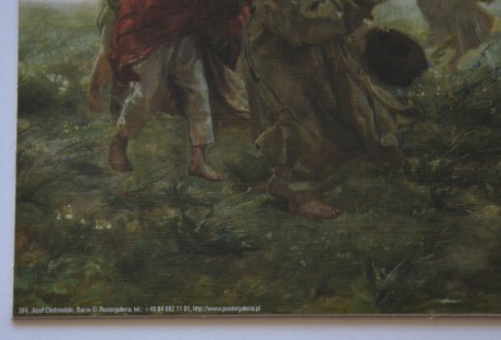 Józef Chelmoński, Burza - Bouřka, 18 x 13cm, 24 x 18cm (2)