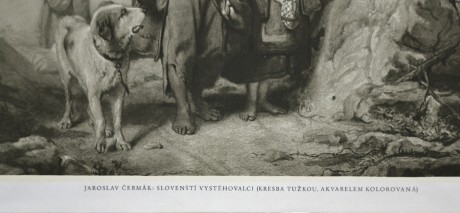 Jaroslav Čermák, Slovenští vystěhovalci, 28,5x20,5cm, venk. 32x24cm (3)