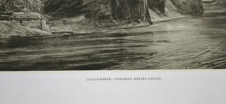 Julius Mařák, Vyšehrad, 28,5x18cm, venk. 32x24cm (3)