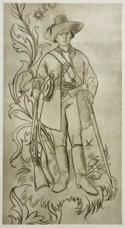 Mikoláš Aleš, Portáš, 14 x 25,5 cm, venk. 24 x 32cm (1)