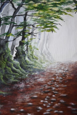 Zdenka Zoorová, Kouzelnou cestou, 2017, akryl na plátně, 60x60cm, tl. 24mm (3)