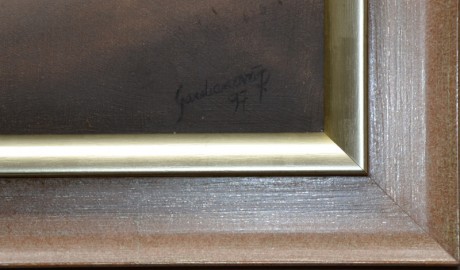 Pavlína Gardianová Soucit olejomalba na sololitu, rok 1997,  41,5 x 57,5 v rámu 51 x 67, (3)