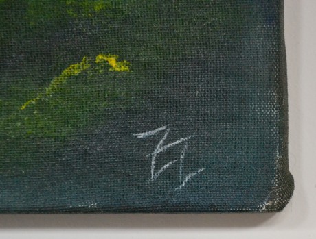 Zdenka Zoorová Mlha nad potokem, olejomalba na plátně tl 20mm, 90 x 90cm (2)