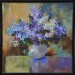Alexandr Onishenko, Spring Lilacs - Jarní šeříky, 25x25cm, autorská reprodukce, kvalitní tisk na plátně, gelováno. (1)